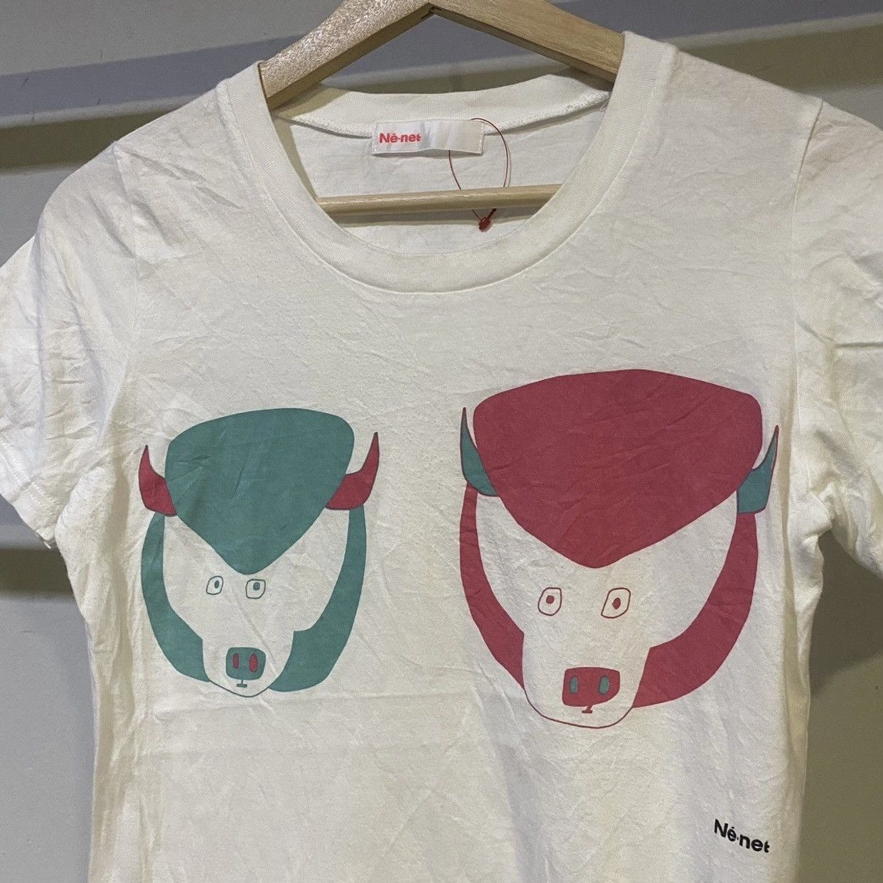 Issey Miyake × Japanese Brand × Ne-Net NE-NET By ISSEY MIYAKE ne net logo japanesebrand tee Size US XS / EU 42 / 0 - 3 Thumbnail