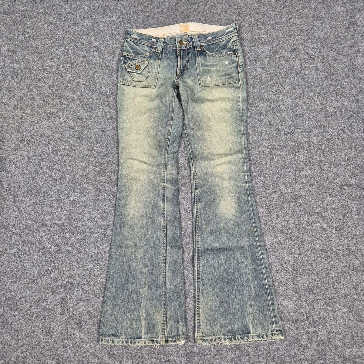 Tornado Mart Venus Y2K Flare Jeans Size 32" / US 10 / IT 46 - 2 Thumbnail