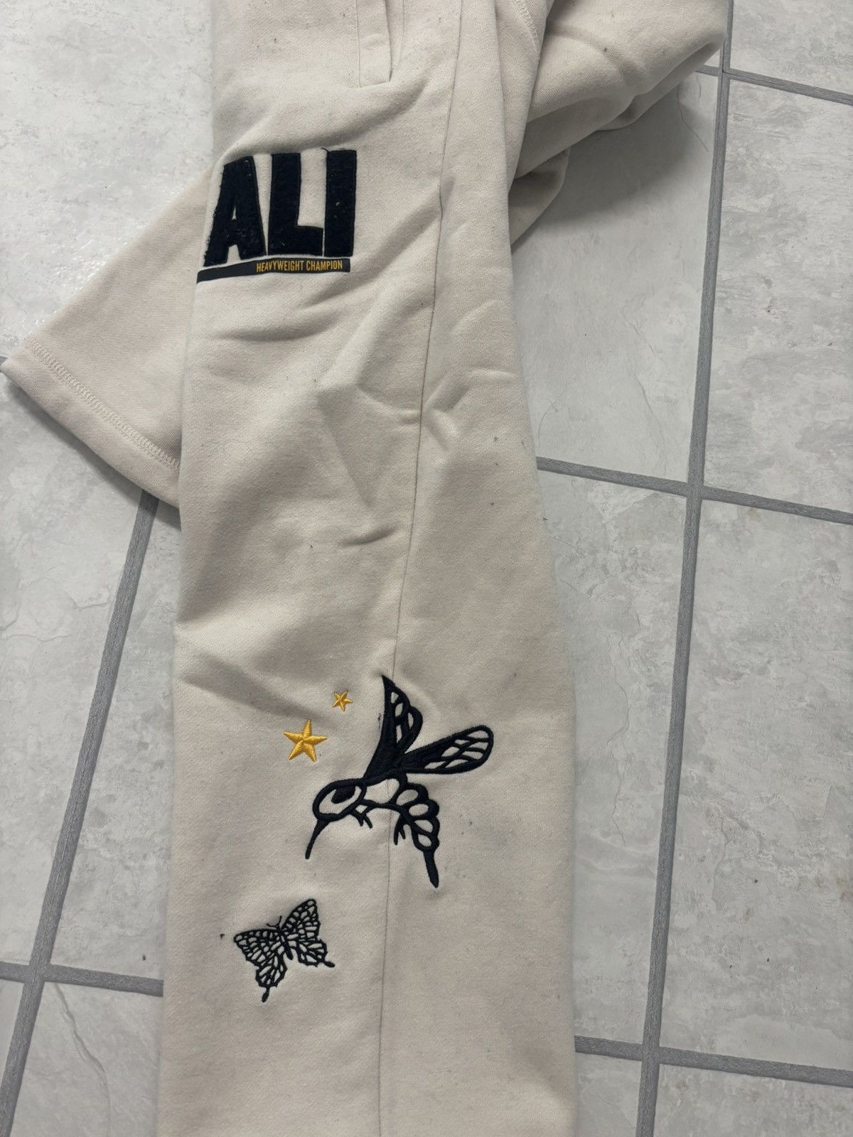 Other Brand new muhammad ali shoe palace beige baggy sweats mens S Size US 28 / EU 44 - 3 Thumbnail