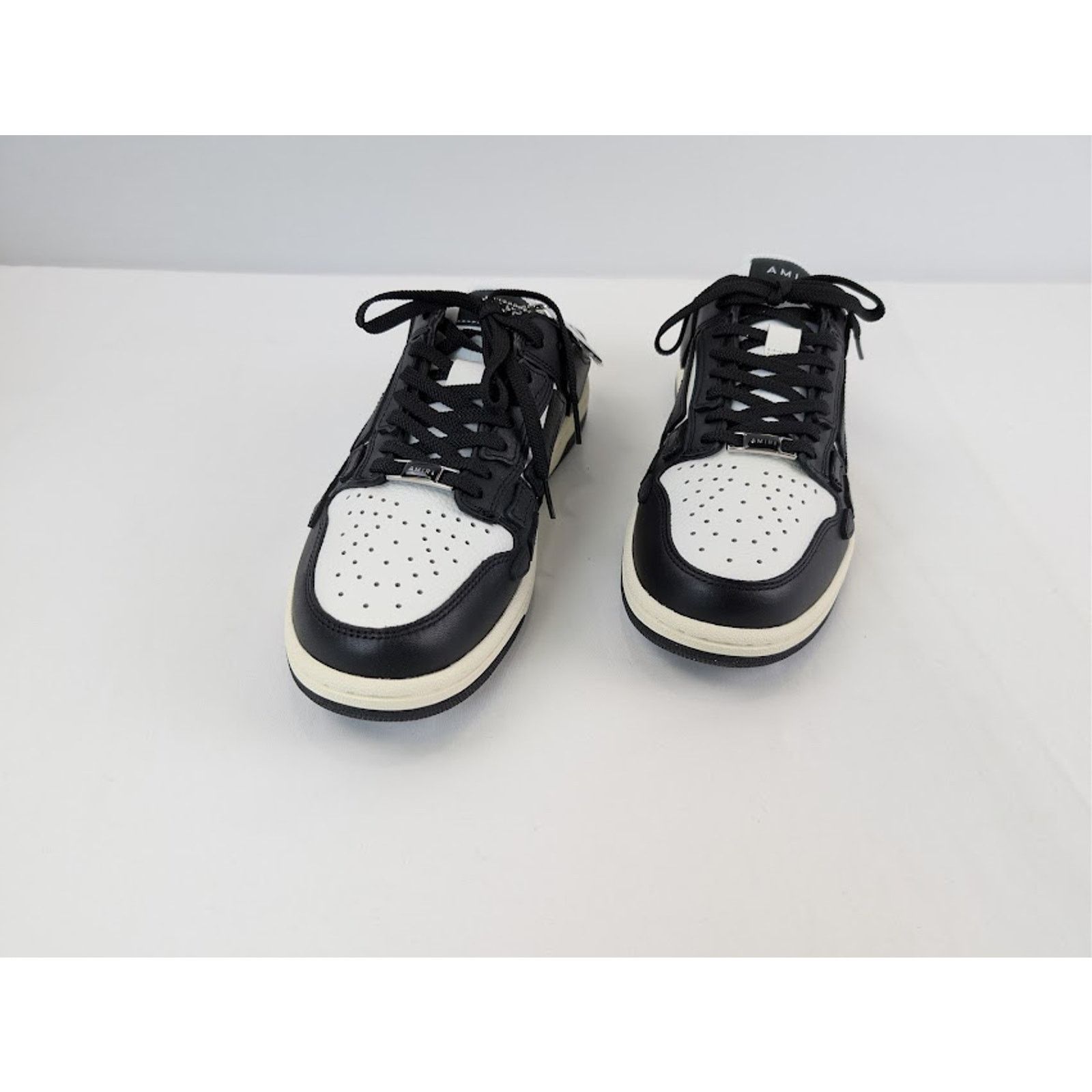 Amiri o1rshd1 Skel Low Top Mule Sneakers in Black / White Size US 10 / EU 43 - 9 Thumbnail