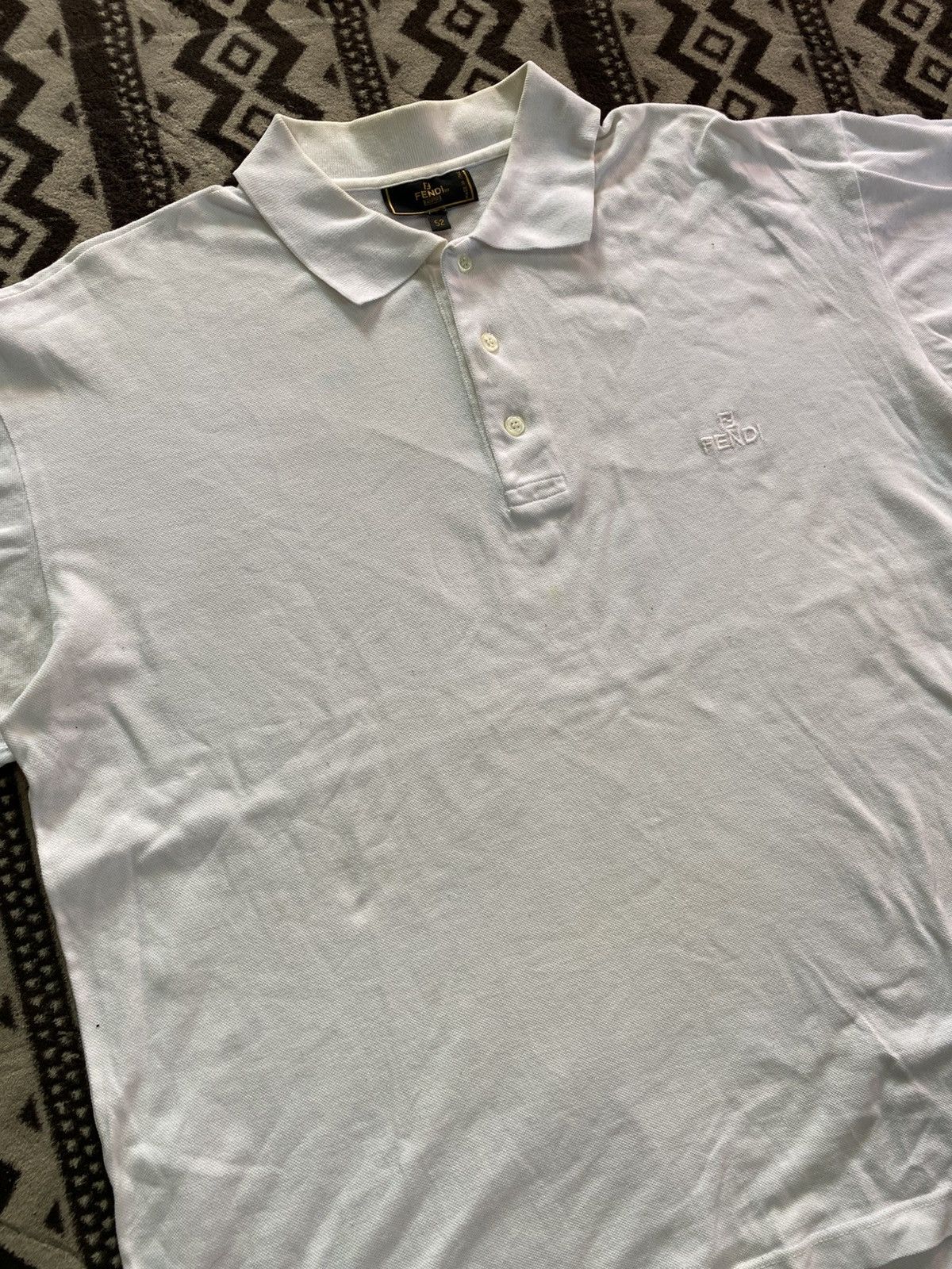 Designer × Fendi Fendi Polo Shirt Size US XL / EU 56 / 4 - 2 Thumbnail