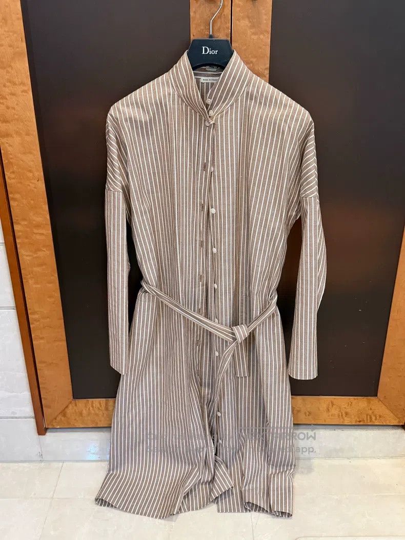 Hermes Hermes Long Striped Shirt Size XXS / US 00 / IT 34 - 1 Thumbnail