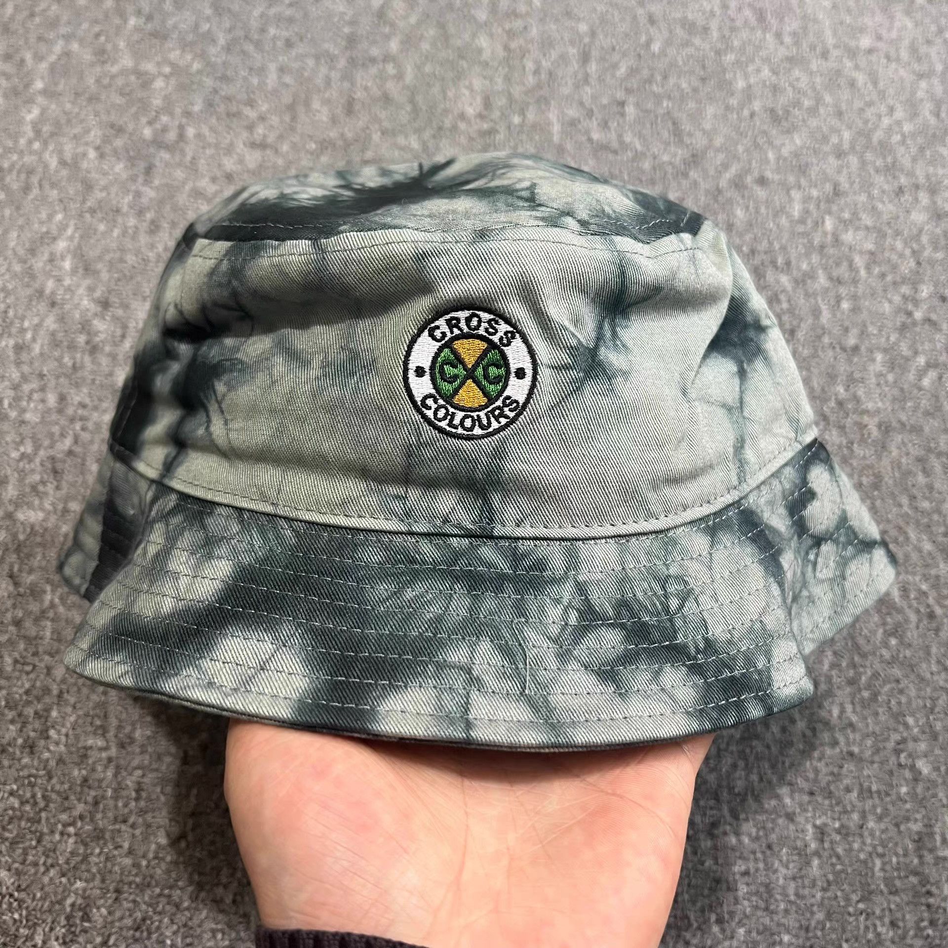 Cross Colours Cross Colours Embroidered Washed Tie-Dye Bucket Hat Q7 Size ONE SIZE - 1 Thumbnail