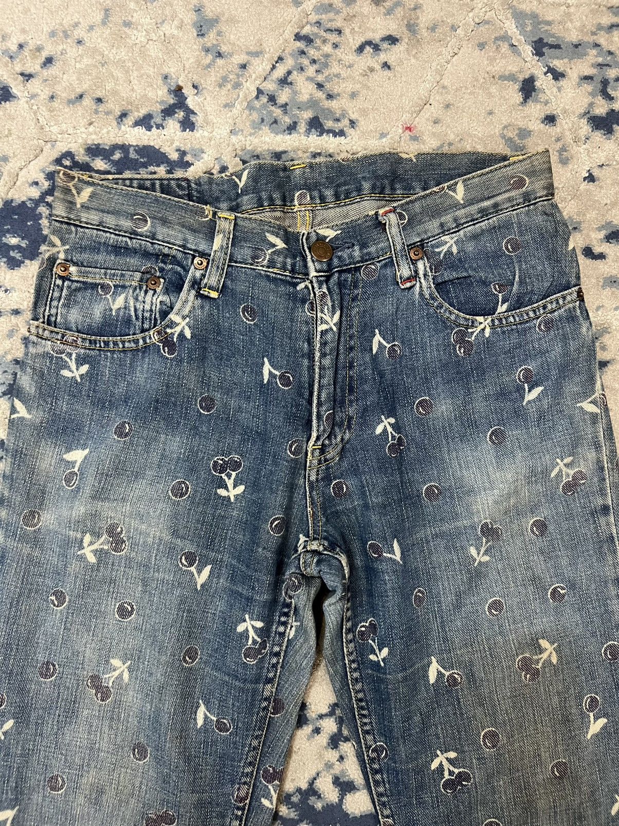 Hysteric Glamour vintage Hysteric Glamour "Kinky" cherry monogram jeans Size US 30 / EU 46 - 5 Thumbnail