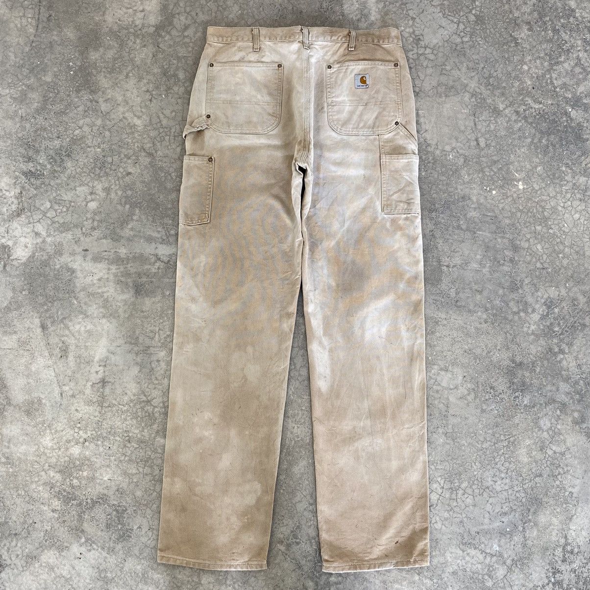 Carhartt VTG Carhartt Double Knee Faded Dirty Carpenter Pants Size US 36 / EU 52 - 18 Thumbnail