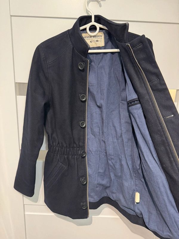 Henrik Vibskov Henrik Vibskov Wool Viscose M Blend Coat Jacket black Size M / US 6-8 / IT 42-44 - 3 Thumbnail