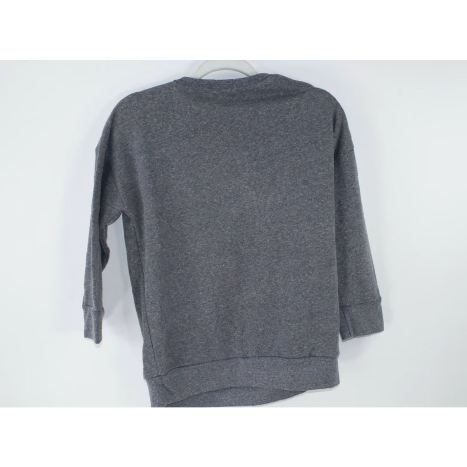 Vintage SOCIALITE Blouse Shirt Womens Regular Gray Long Sleeve Tunic Size S Size S / US 4 / IT 40 - 3 Thumbnail