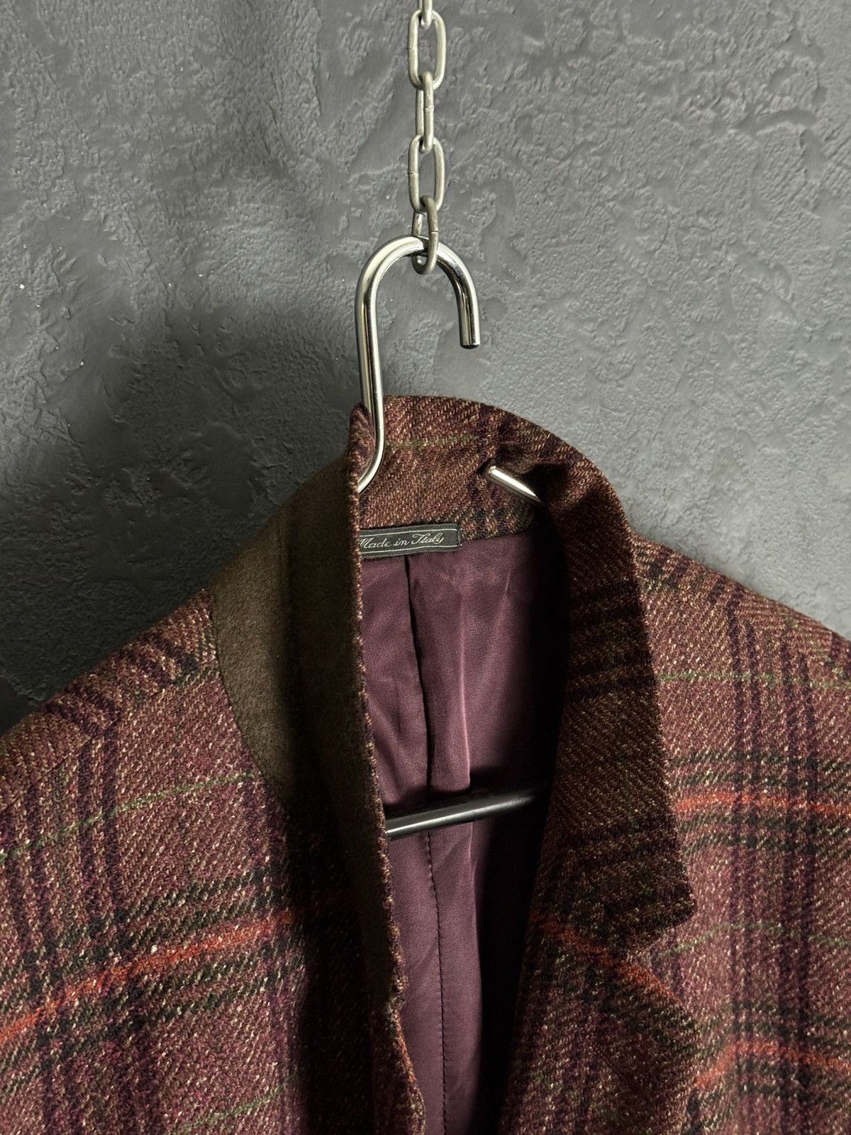 Versace Vintage Gianni Versace 80s-90s Double Breasted Blazer Wool Size 50R - 8 Thumbnail