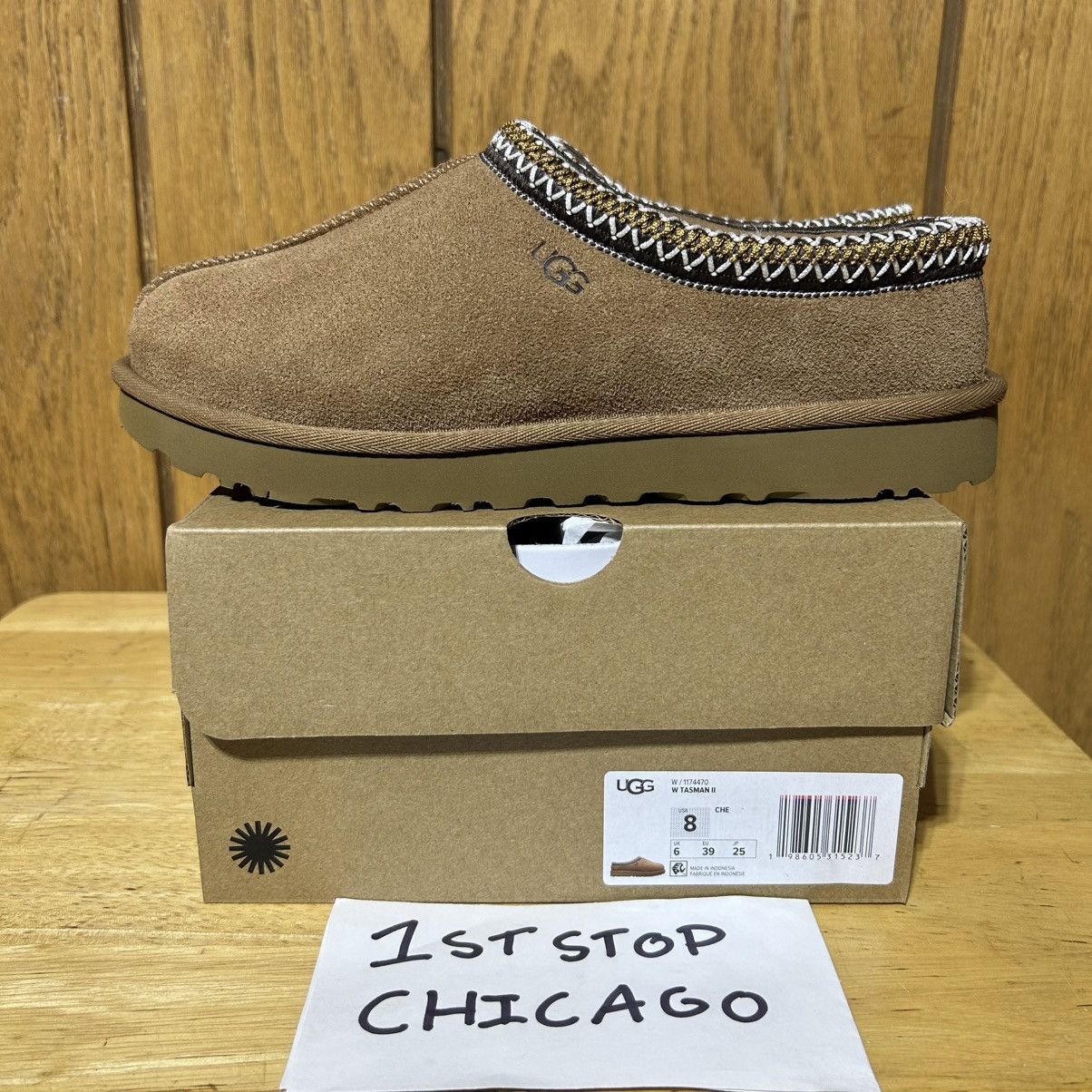Ugg UGG Tasman II Slippers Chestnut Shoes Suede Womens 8 NEW Size US 8 / IT 38 - 3 Thumbnail