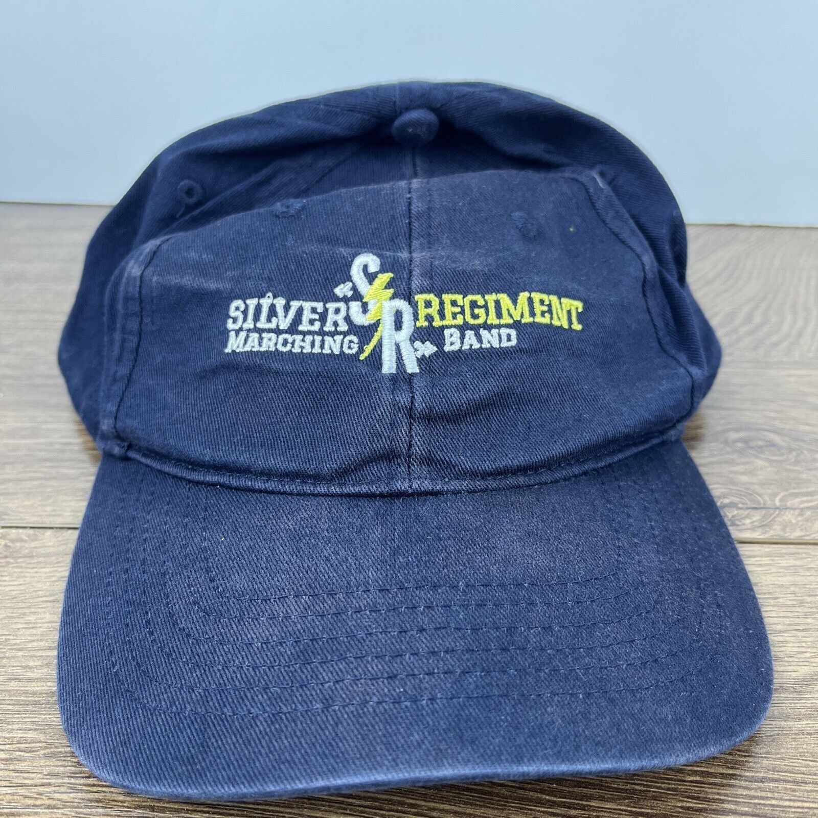 Other Silver Regiment Marching Band Hat SR Blue Hat Adjustable Adu Size ONE SIZE - 4 Thumbnail