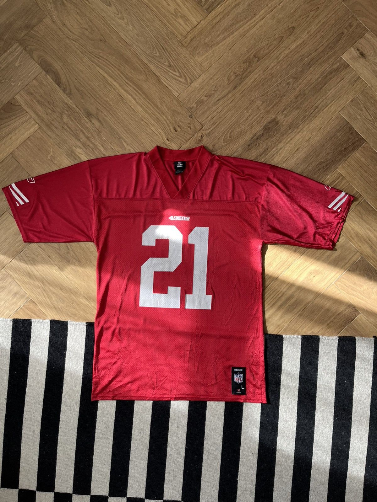 Reebok San Francisco 49ers #21 Frank Gore NFL Jersey L 🏈 Size US L / EU 52-54 / 3 - 1 Thumbnail
