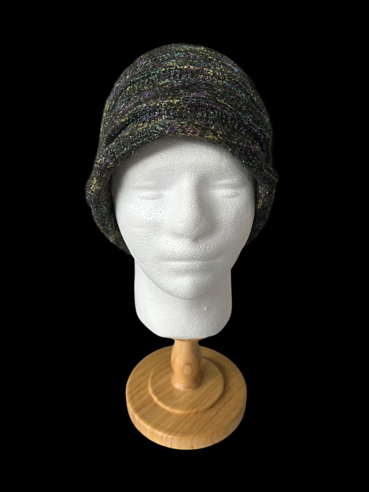 14th Addiction × Japanese Brand × Le Grande Bleu (L.G.B.) Punk Bondage Style Rare Color Beanie Hats Size ONE SIZE - 2 Thumbnail