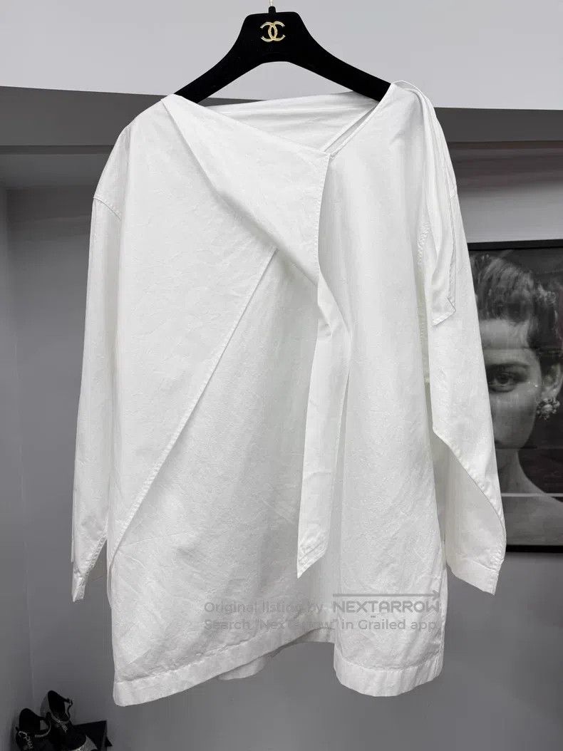 Hermes Hermes White Design Shirt Size XXS / US 00 / IT 34 - 1 Thumbnail