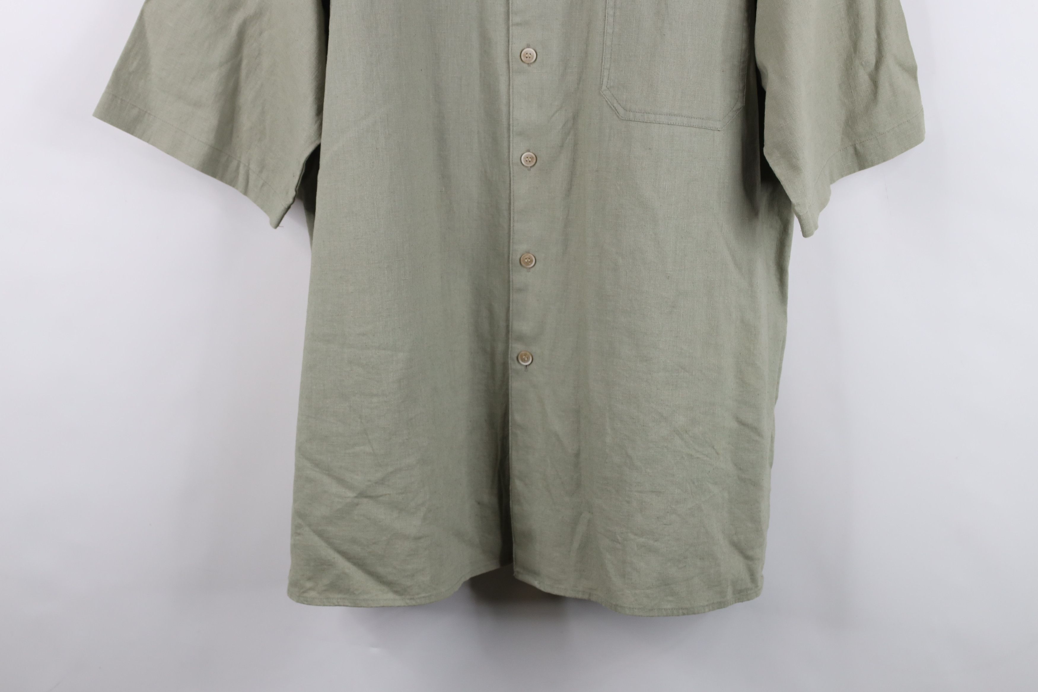 Vintage Vintage 90s Streetwear Blend Baggy Fit Collared Button Shirt Size US XL / EU 56 / 4 - 3 Thumbnail