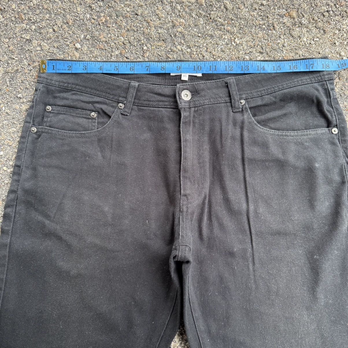 Japanese Brand VINTAGE NYLAUS BLACK DENIM RIPPEP JEAN PANTS Size US 36 / EU 52 - 6 Thumbnail