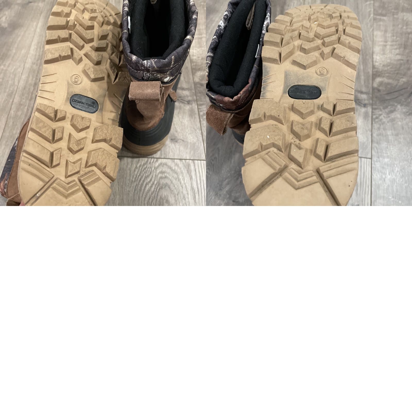 Vintage VINTAGE Ozark Trail Thinsulate Duck Boots Size 6 Camouflage Brown Winter Teens Size US 6 / EU 39 - 8 Thumbnail