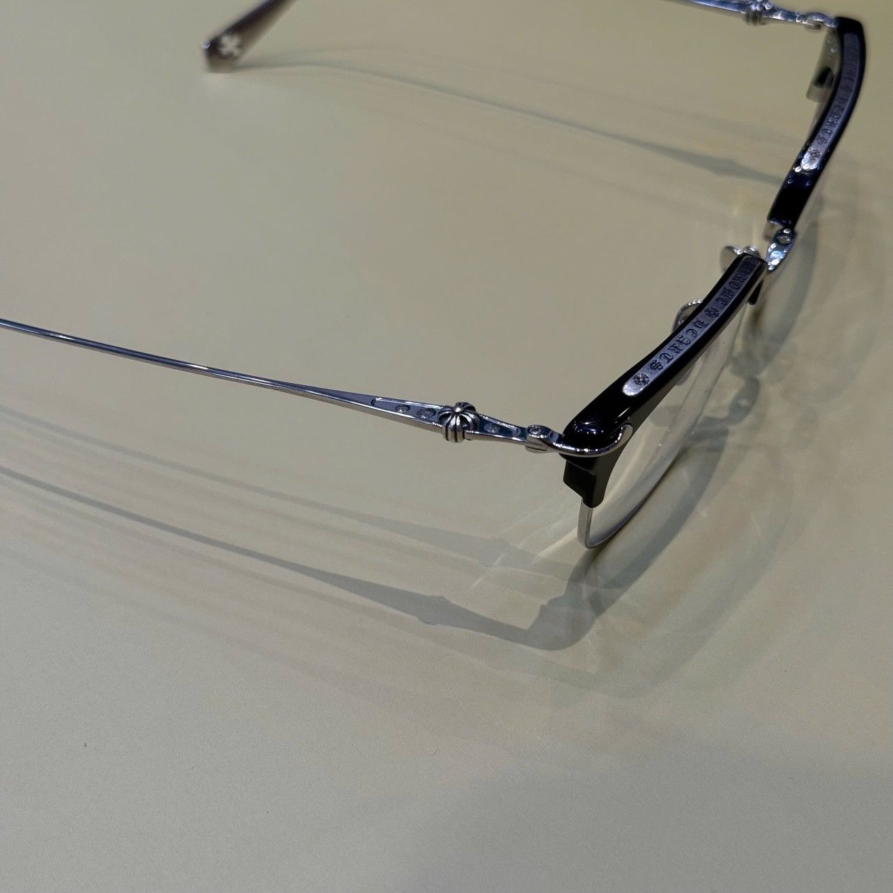 Chrome Hearts CHROME HEARTS SLUNTRADICTION (54) BLACK/SHINY SILVER Size ONE SIZE - 3 Thumbnail