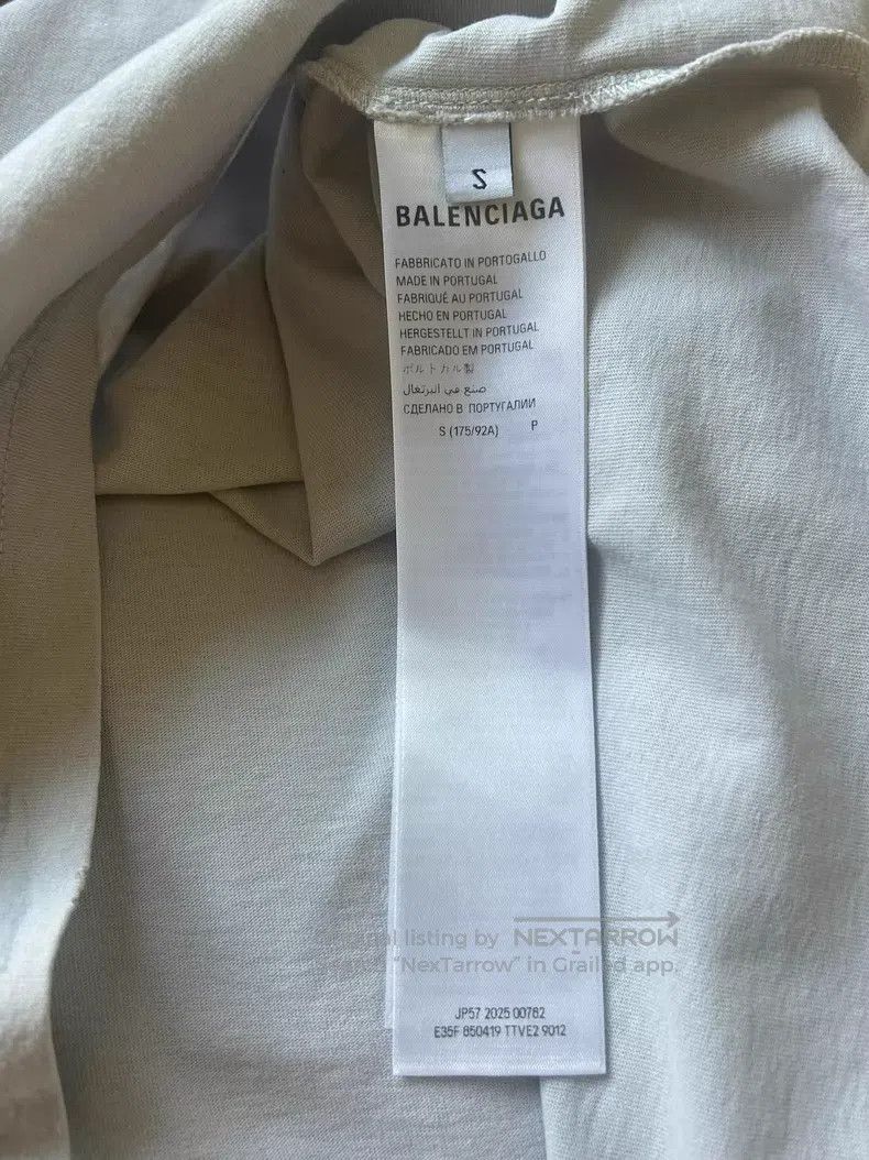 Balenciaga Balenciaga Printed embroidery raglan sleeve round neck T-s Size US S / EU 44-46 / 1 - 4 Thumbnail