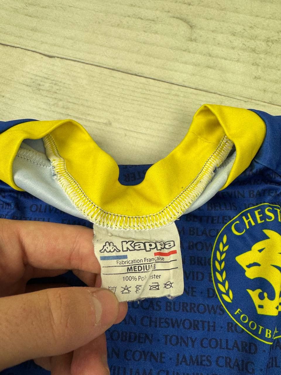 Kappa Kappa Chester FC 2021 2022 Training Shirt Soccer Jersey Size US M / EU 48-50 / 2 - 10 Thumbnail