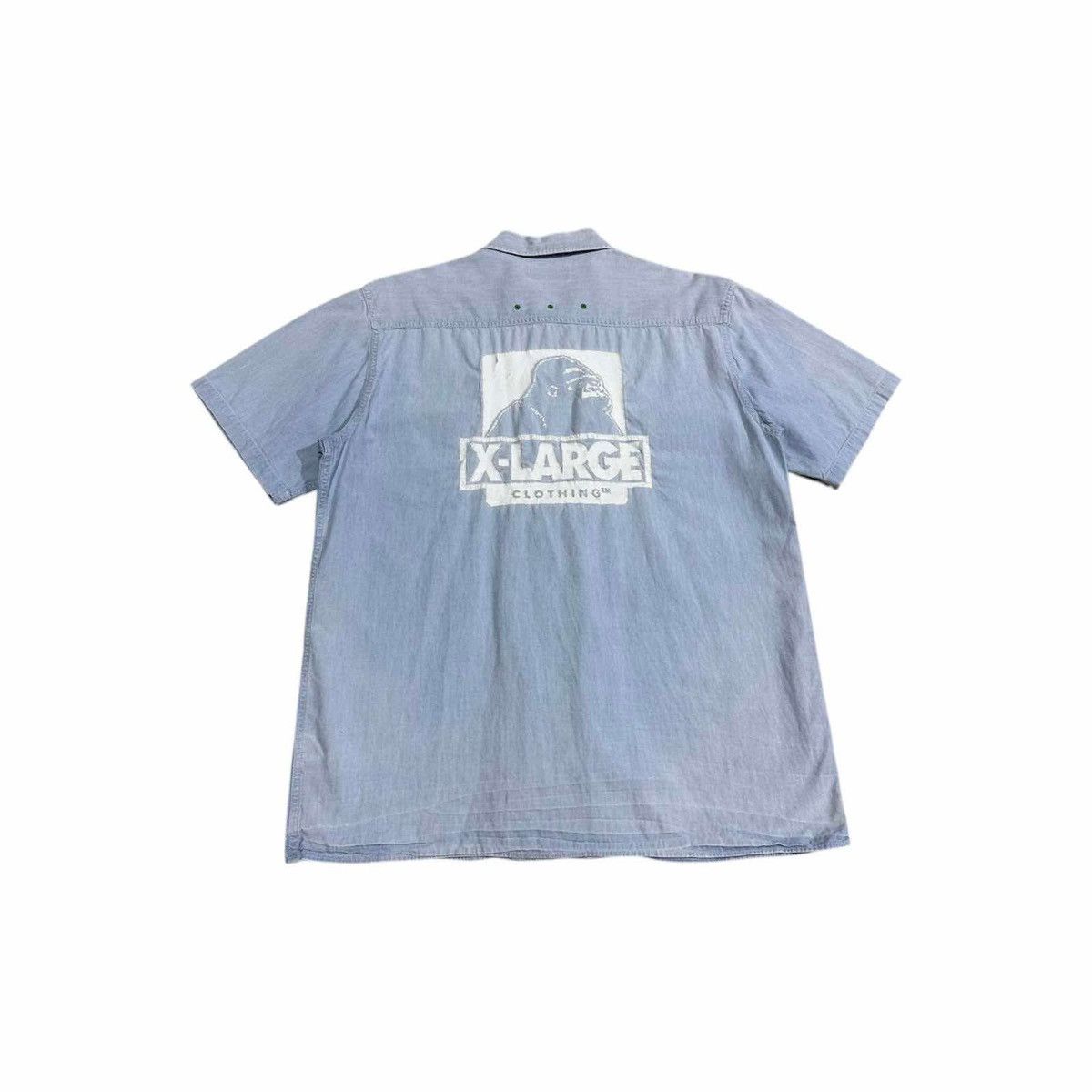 Japanese Brand 🔥Y2K Vintage X-Large Shirt Ape Head Big Logo Size US L / EU 52-54 / 3 - 1 Thumbnail