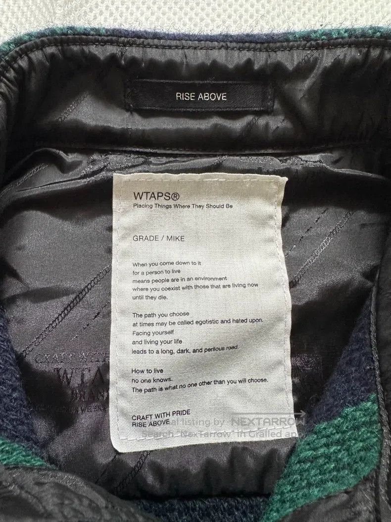 Wtaps Wtaps Black and green plaid shirt Size US S / EU 44-46 / 1 - 3 Thumbnail
