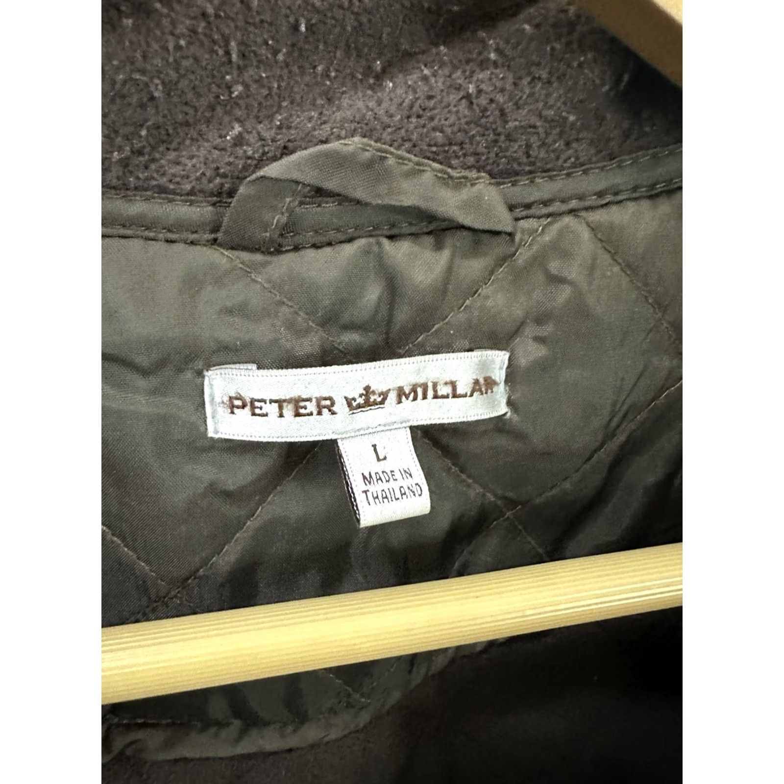 Peter Millar VTG Peter Millar Green Tartan Plaid Quilted Jacket Size L Mens Broken Zipper Exposure: Pilling Collar Fading Suffolk Style Size US L / EU 52-54 / 3 - 5 Thumbnail