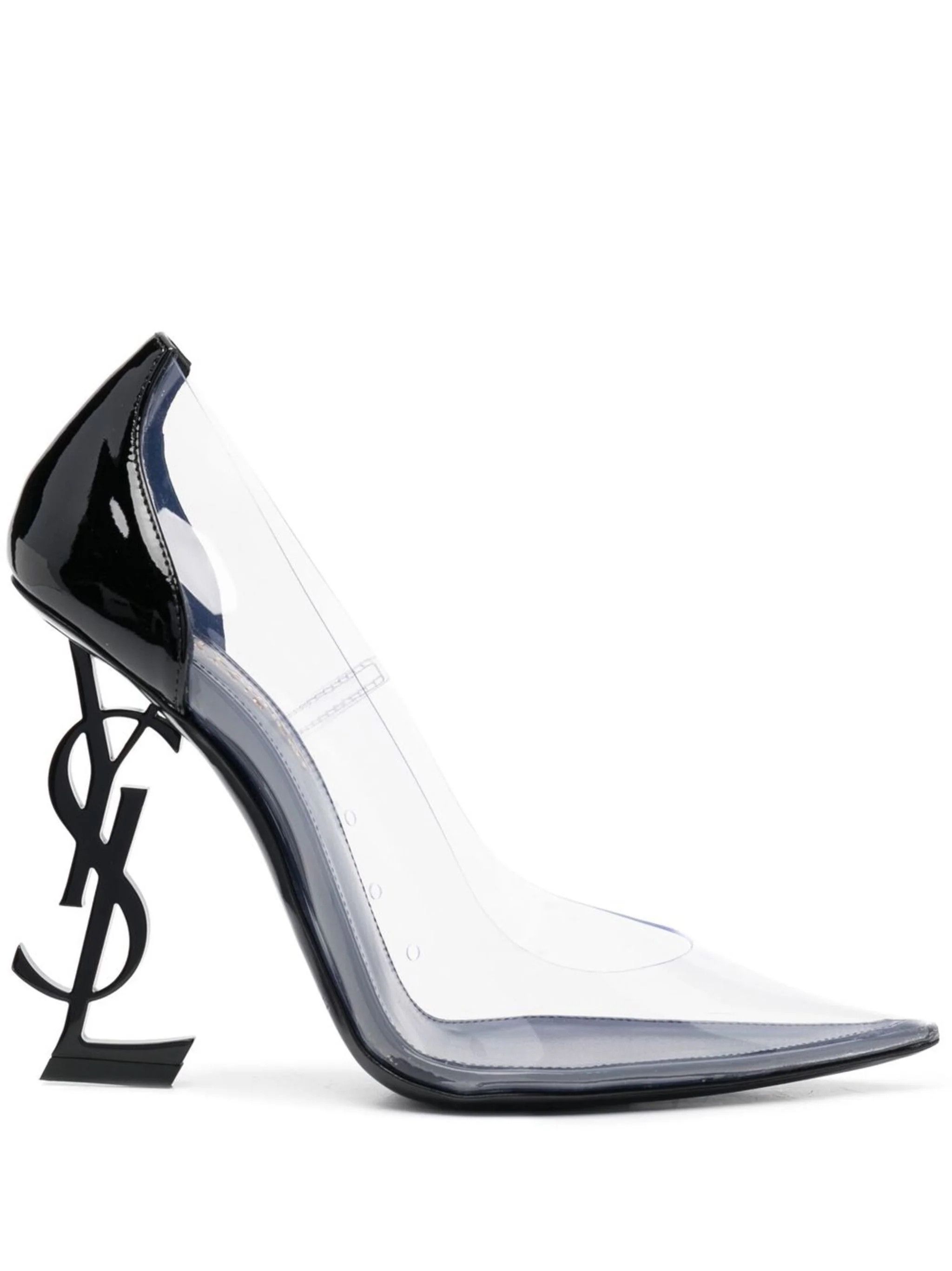 image of Saint Laurent Paris Oc11Z10524 Opyum 110Mm Pumps In Black Shoes, Women's (Size 6)