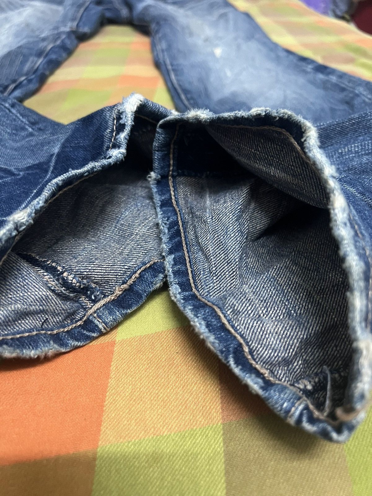 PPFM × Seditionaries PPFM BLUE DENIM JEAN DOUBLE WAIST ZIPPER Size US 34 / EU 50 - 12 Thumbnail