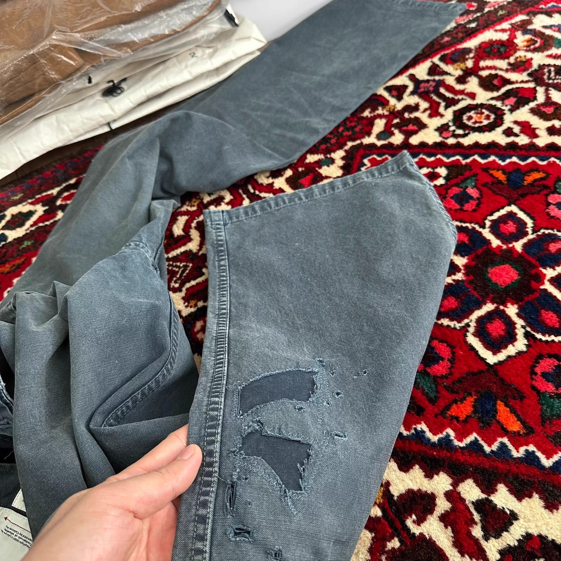 Visvim VISVIM 21SS GIFFORD PANTS DMGD 4-Washed Relaxed Pants Size US 36 / EU 52 - 8 Thumbnail