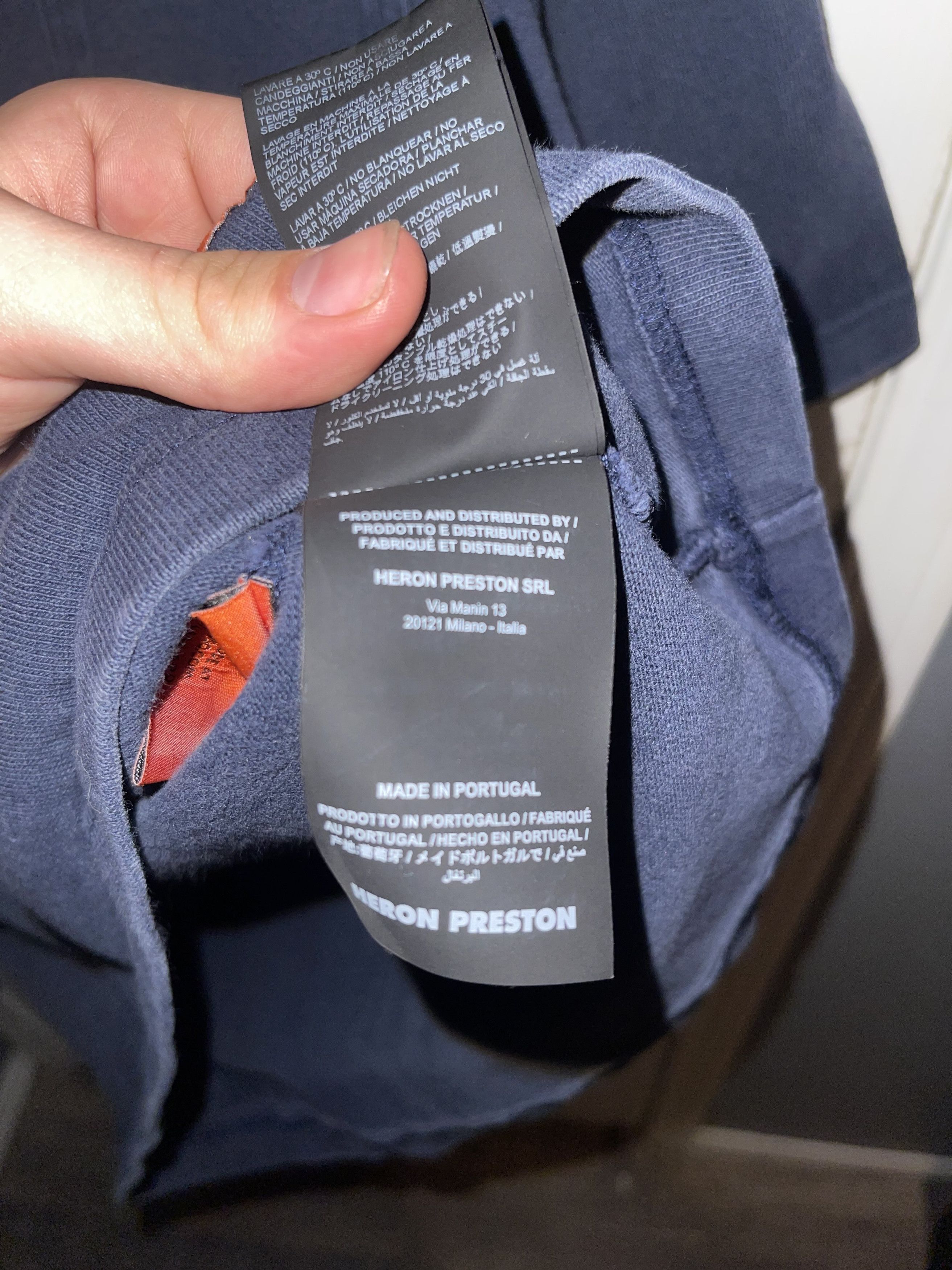 Heron Preston Heron Preston Uniform Heavy Pocket T-Shirt Size US S / EU 44-46 / 1 - 4 Thumbnail