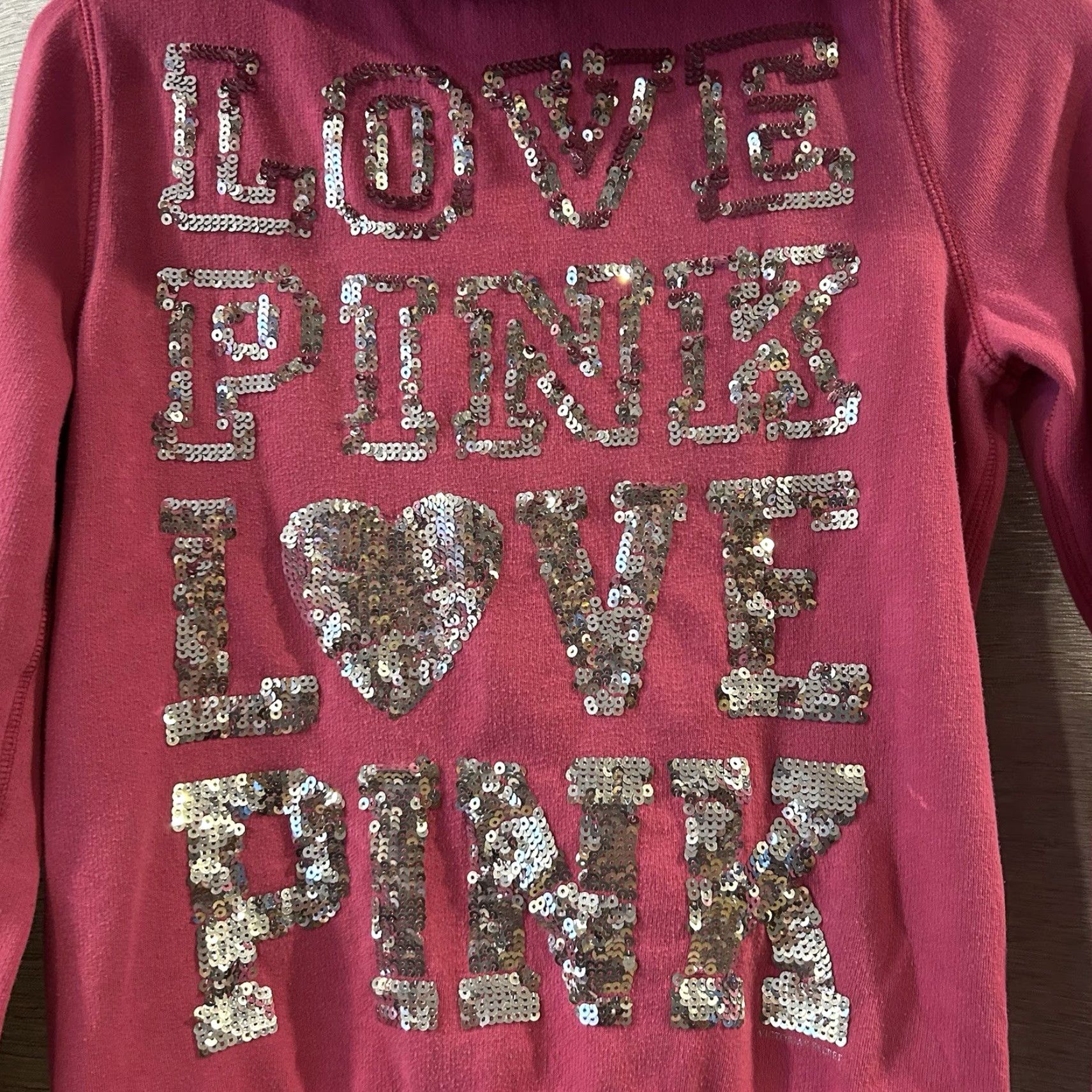 Victoria's Secret VINTAGE Victoria's Secret Sequin Pink Jacket Women Small Sequin Love Classic (Note: Title must use original words only; avoid adding new info) Size S / US 4 / IT 40 - 4 Thumbnail