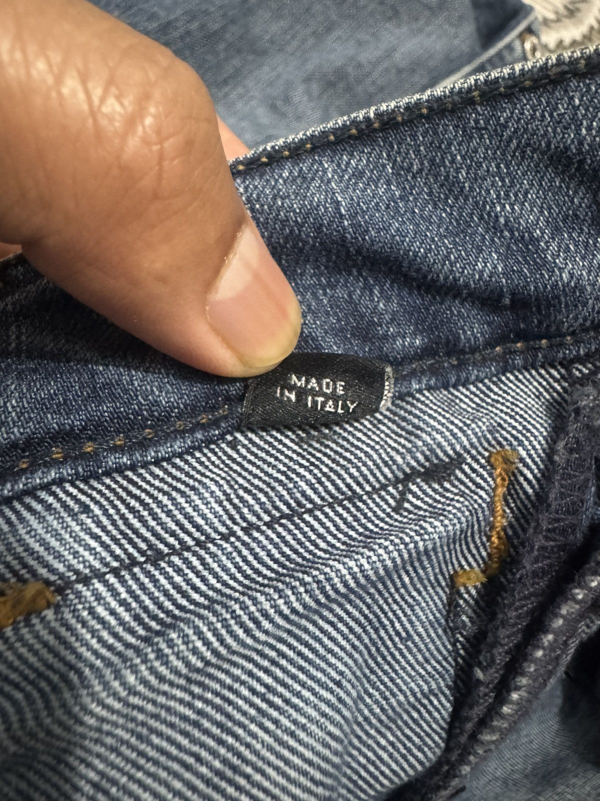 Dolce & Gabbana Y2K 2005 Dolce & Gabbana Side Button Denim Size 29" - 10 Thumbnail