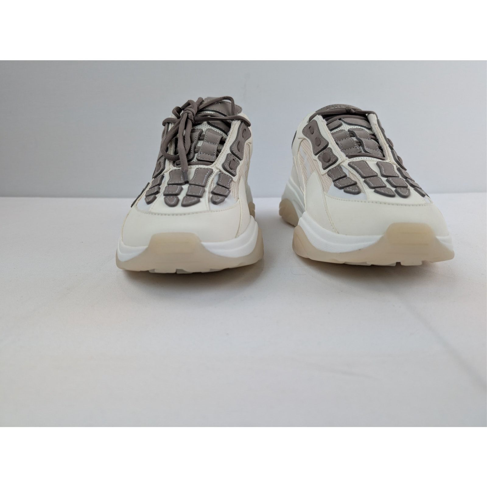 Amiri o1rshd1 Bone Runners Sneakers in Alabaster Size US 13 / EU 46 - 9 Thumbnail