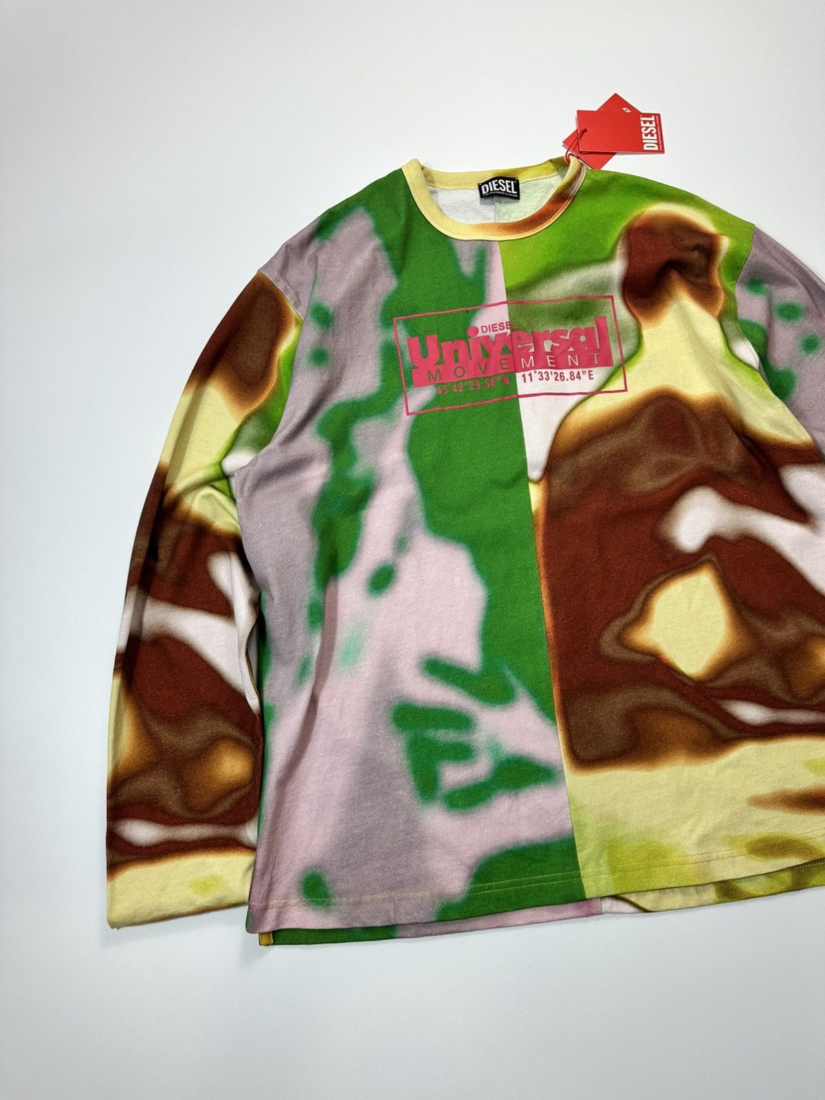Diesel Diesel Long Sleeve Multicolor Universal Movement Size US M / EU 48-50 / 2 - 3 Thumbnail