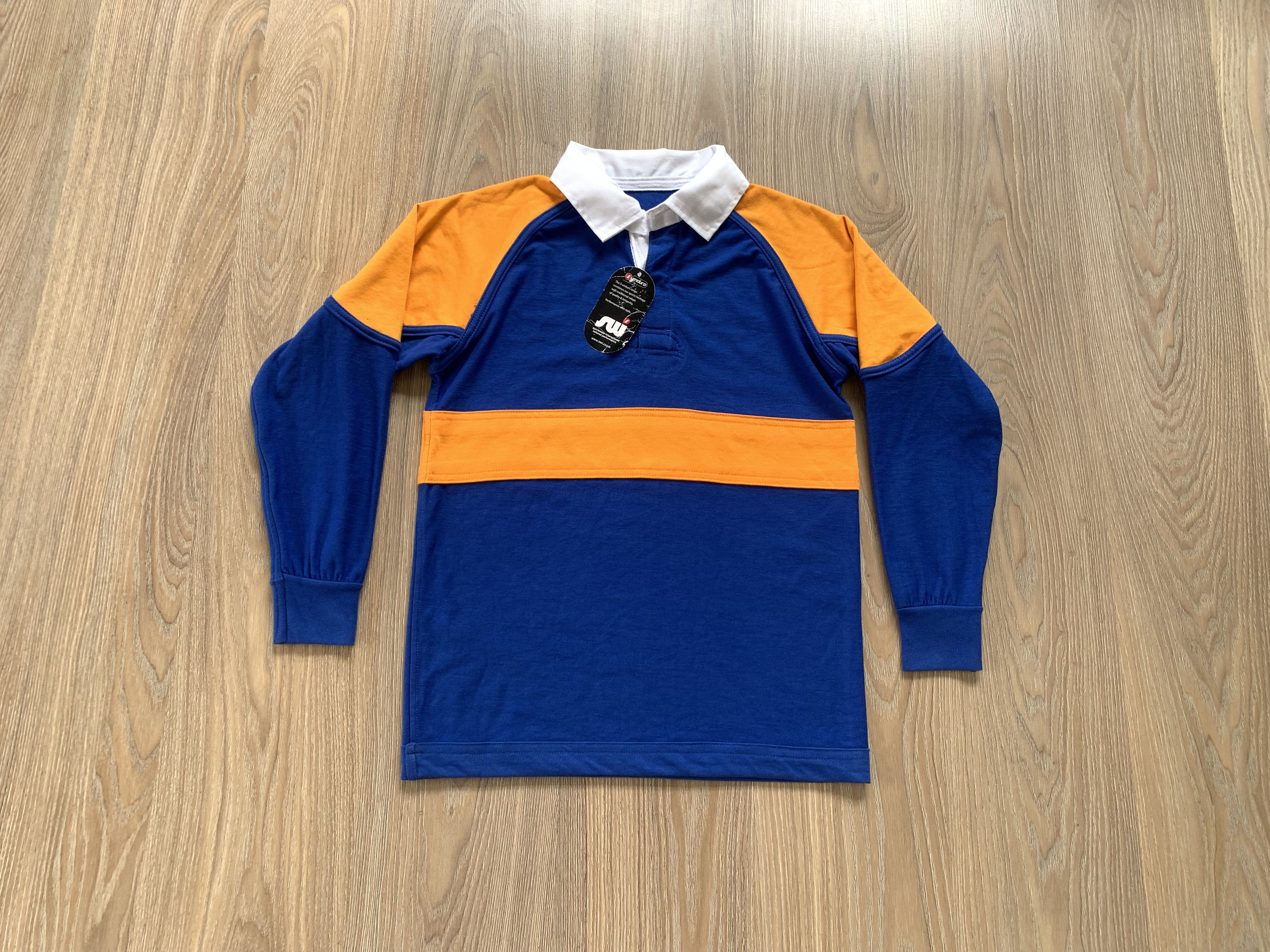 Other Swi Vintage Rugby Striped Cotton Polo LS Size US S / EU 44-46 / 1 - 1 Thumbnail