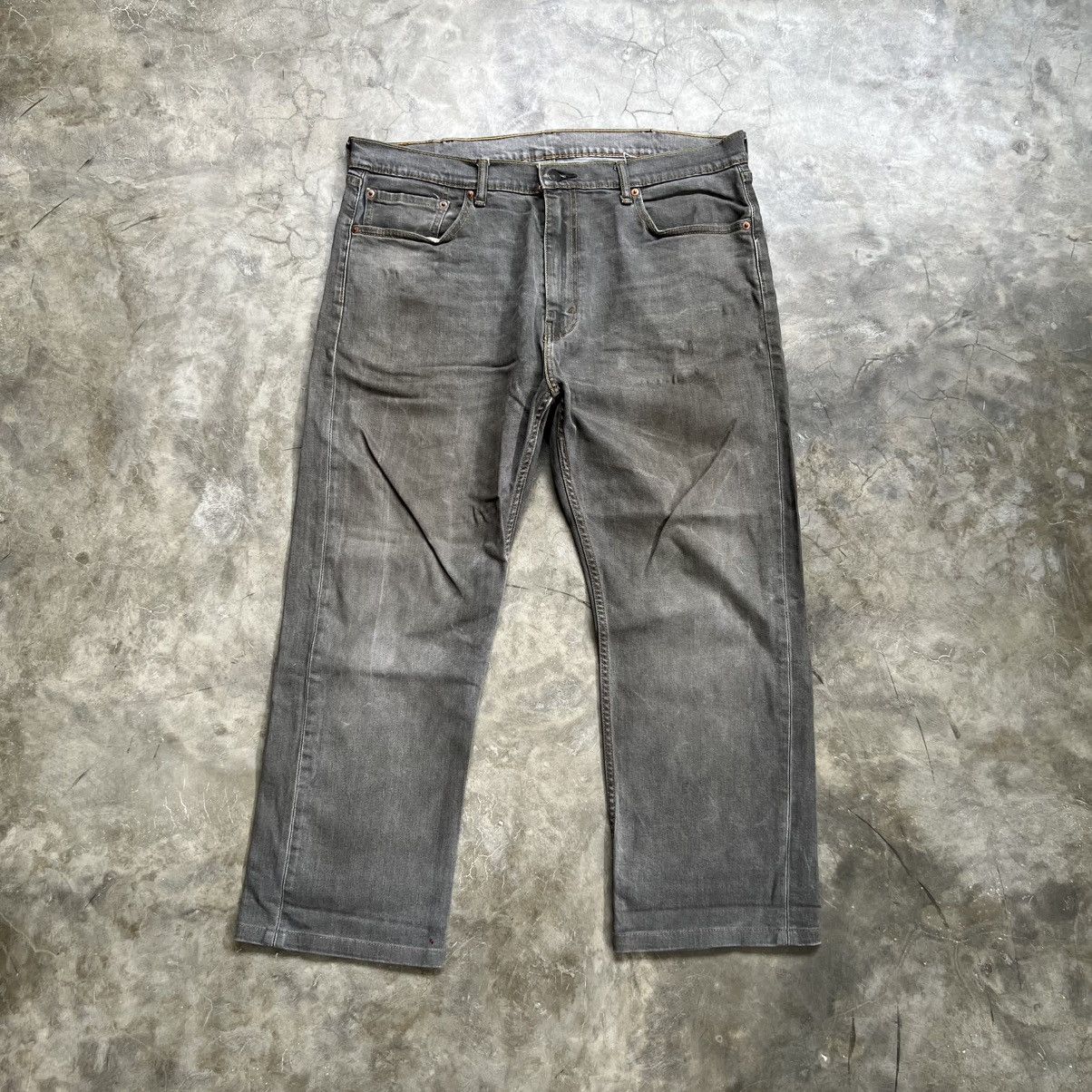 Levi's Levi’s 505 Grey Washed Jeans Size US 38 / EU 54 - 1 Thumbnail