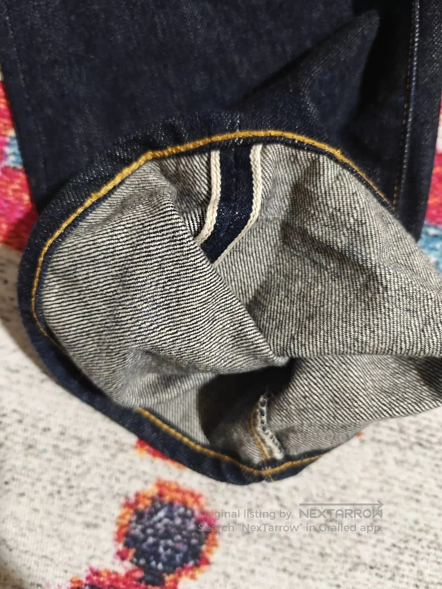 Vintage Made in Japan Skull Jeans S507xx Raw Denim. Size US 34 / EU 50 - 6 Thumbnail