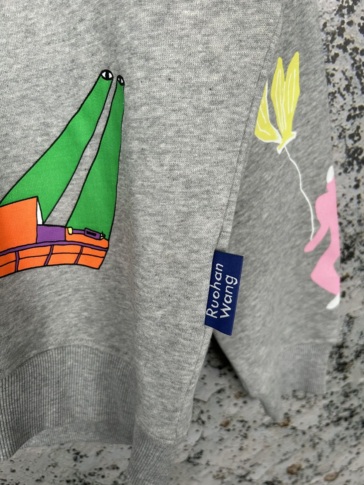 Other Zara Ruohan Wang Japanese Avant Garde Crewneck Streetwear Size US S / EU 44-46 / 1 - 5 Thumbnail
