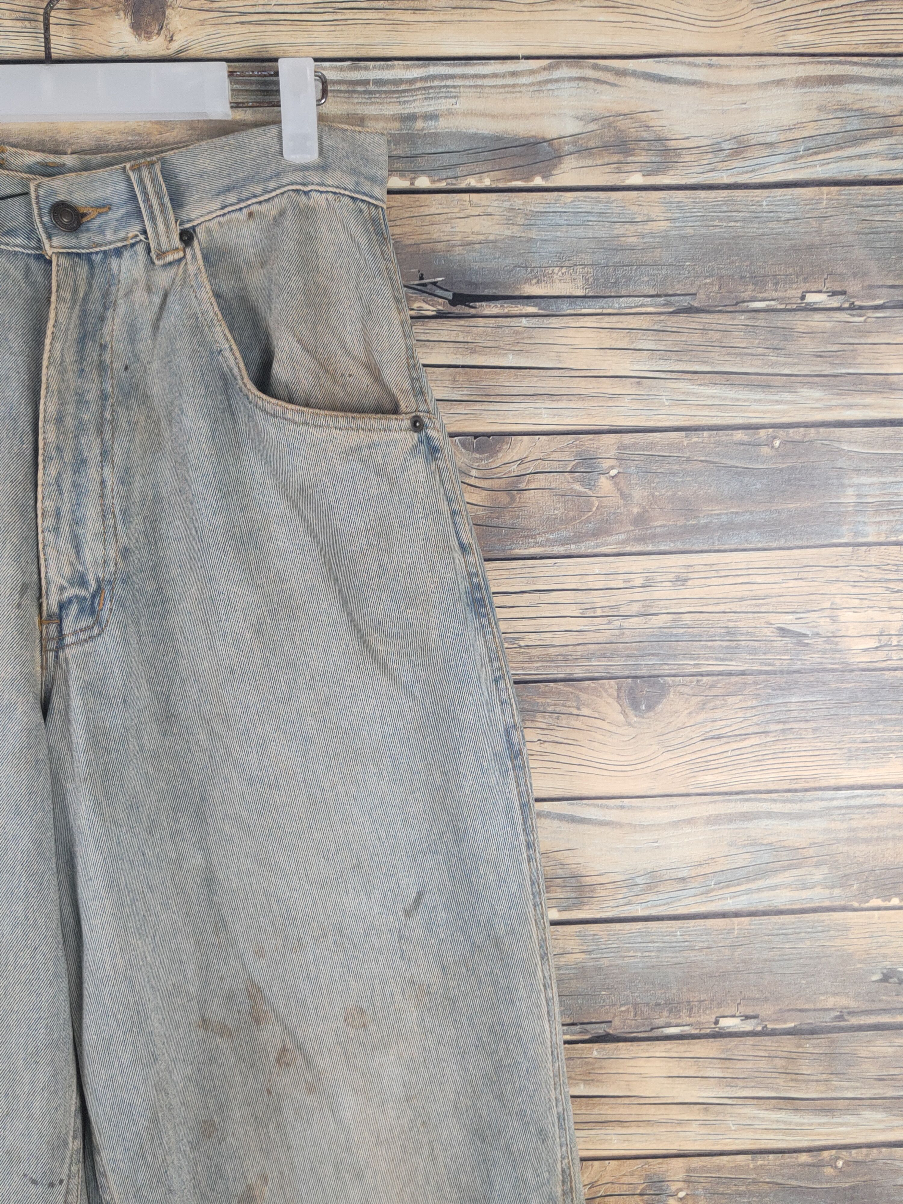 Japanese Brand K.S.B.B Light Blue Faded Distressed Ripped Jeans #W1612 Size US 30 / EU 46 - 6 Thumbnail