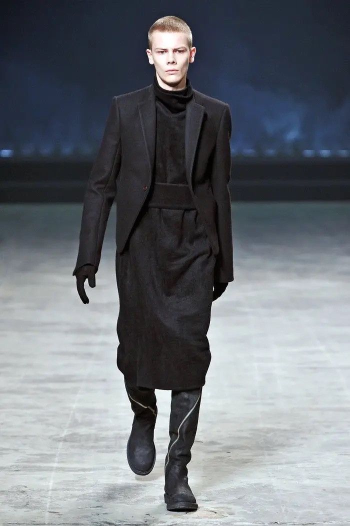 Rick Owens RARE Reverse Leather Limo Spiral Knee High Creeper Boot Size US 9 / EU 42 - 2 Thumbnail