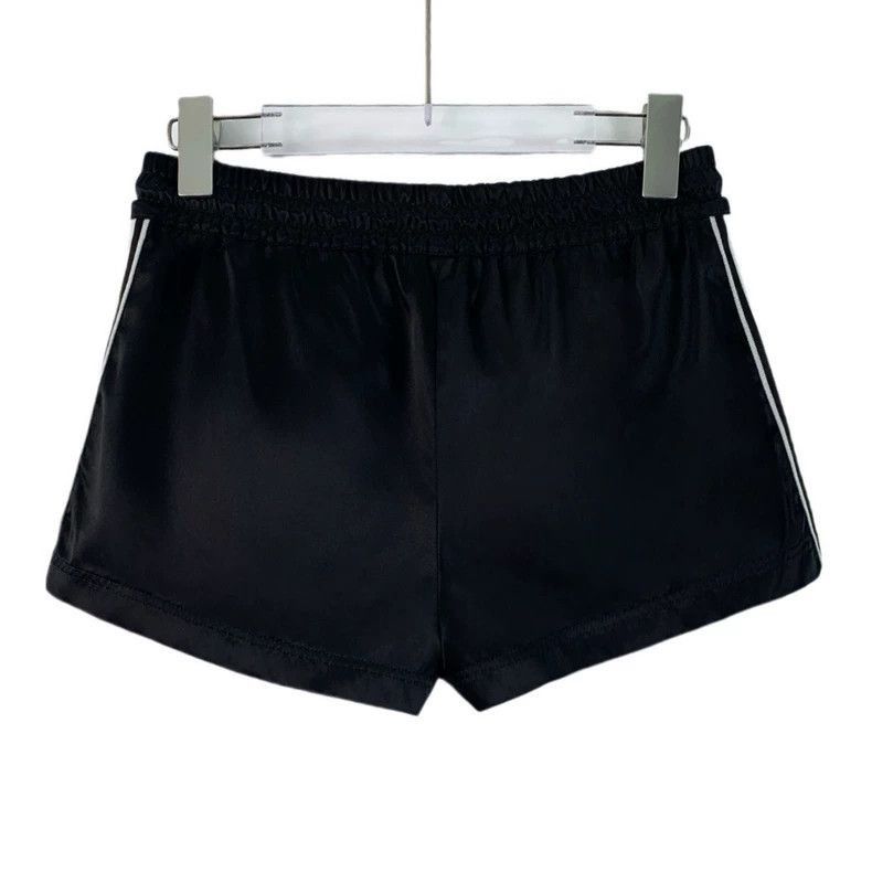Celine Celine Black Logo Drawstring Casual Shorts Size US 34 / EU 50 - 2 Thumbnail