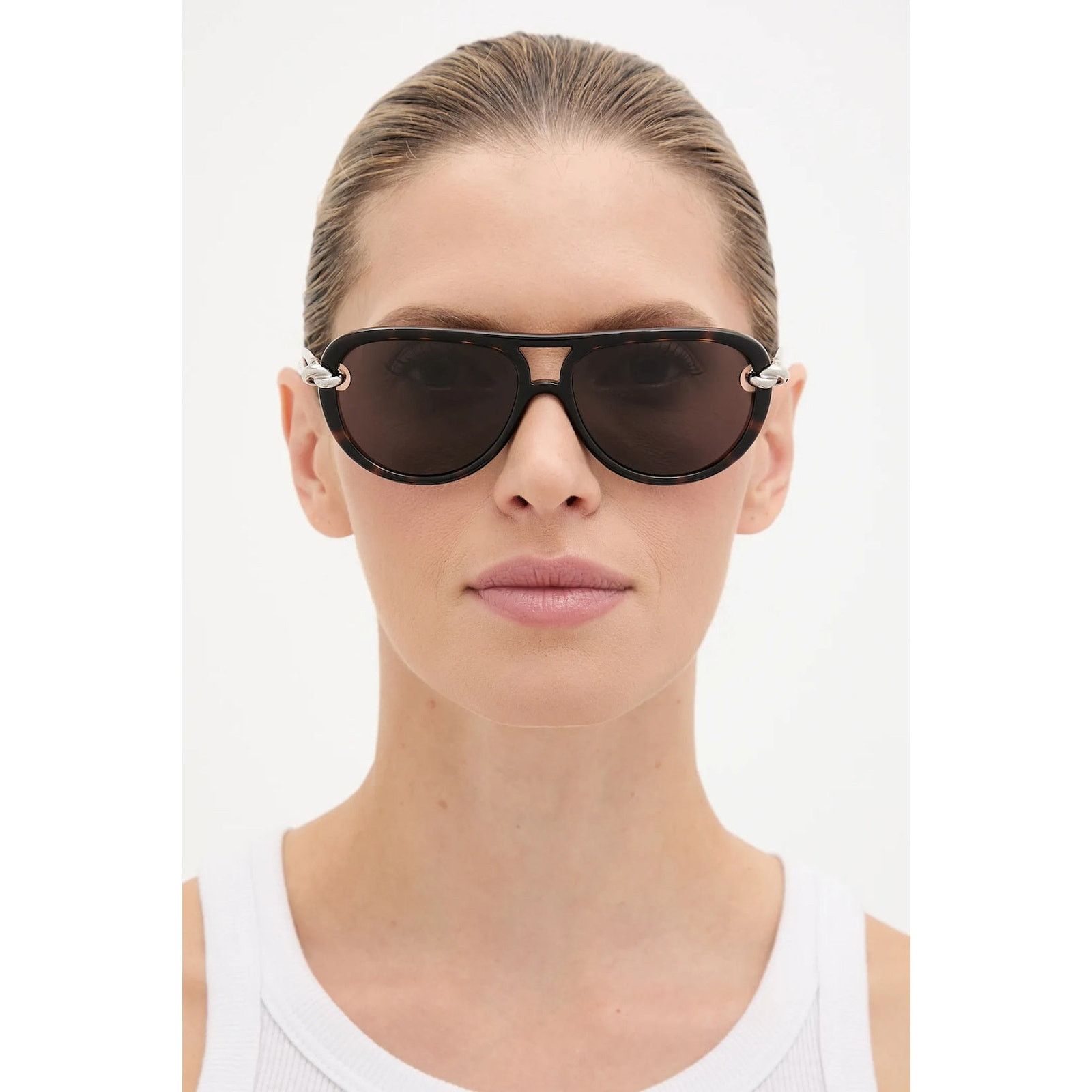Bottega Veneta BOTTEGA VENETA BV1418S-002(BV1418S-002-FR) Size ONE SIZE - 5 Thumbnail