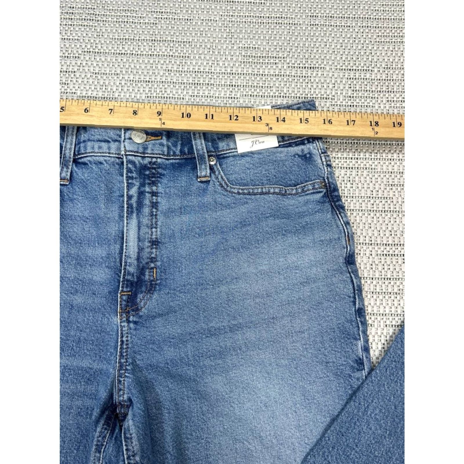 J.Crew VINTAGE J Crew High Rise 90s Classic Straight Jeans Womens 30 Blue Hiker Wash 32x28 New Size 30" / US 8 / IT 44 - 6 Thumbnail