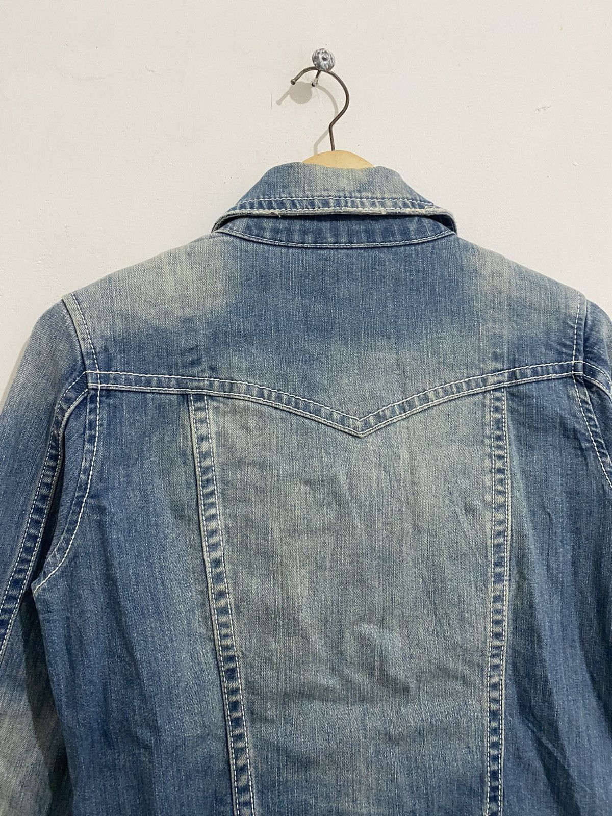 If Six Was Nine × Japanese Brand × Le Grande Bleu (L.G.B.) 💸BINDINGOFFER💸Japanese Cecilmcbee Denim Jacket Styled Ifsix Size US S / EU 44-46 / 1 - 5 Thumbnail