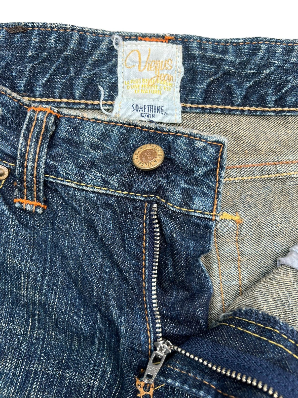 Edwin Flare💥 Vienus Something Mudwash Bootcut Denim Jeans 29x33 Size 29" - 9 Thumbnail
