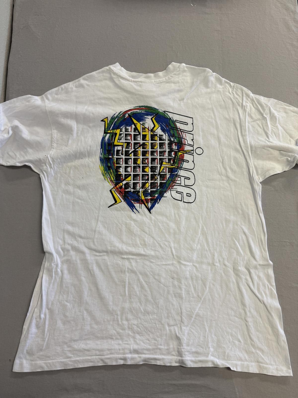 Prince Vintage 90s Prince Tennis Racket T-shirt Art Tee Made in USA Size US XL / EU 56 / 4 - 1 Thumbnail