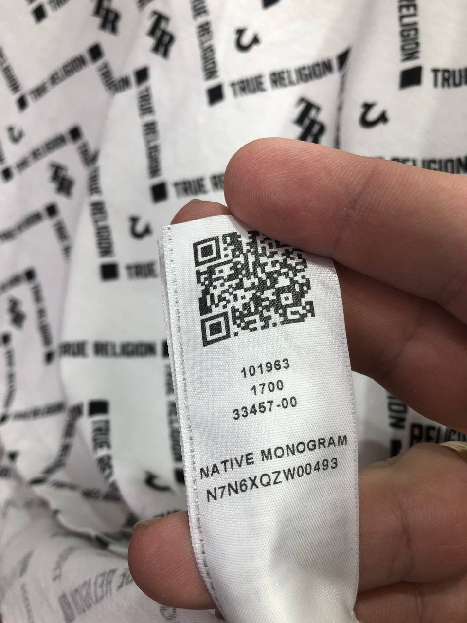 True Religion TRUE RELIGION Men's Monogram Graphic T-Shirt Size M Size US M / EU 48-50 / 2 - 5 Thumbnail