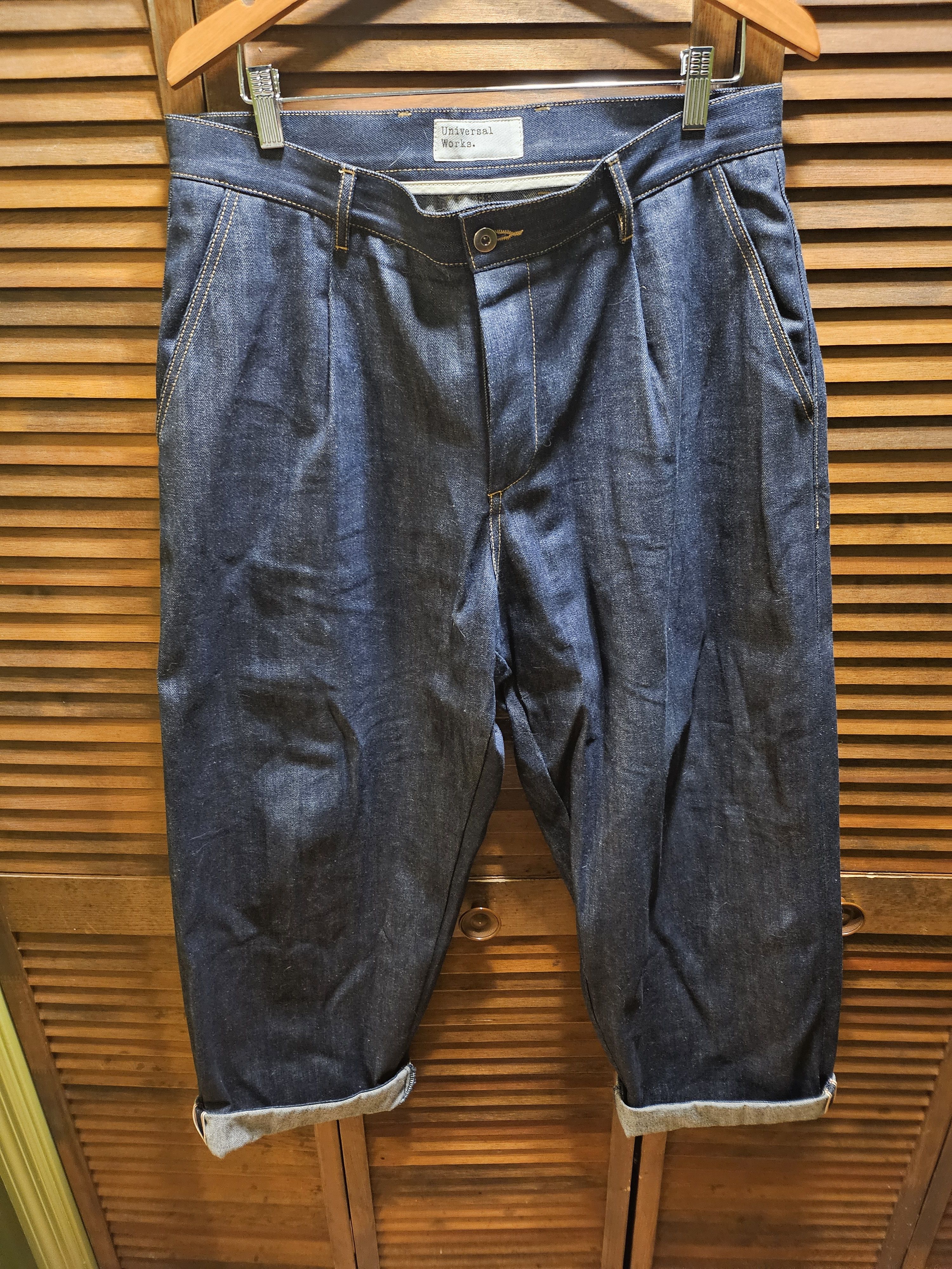 Universal Works Indigo 13oz Selvedge Denim Duke Pant Size US 34 / EU 50 - 2 Thumbnail