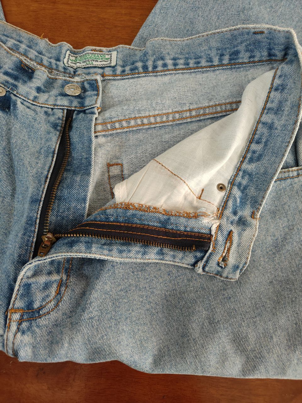Guess Vintage Guess Baggy denim Made in USA Size US 33 - 3 Thumbnail