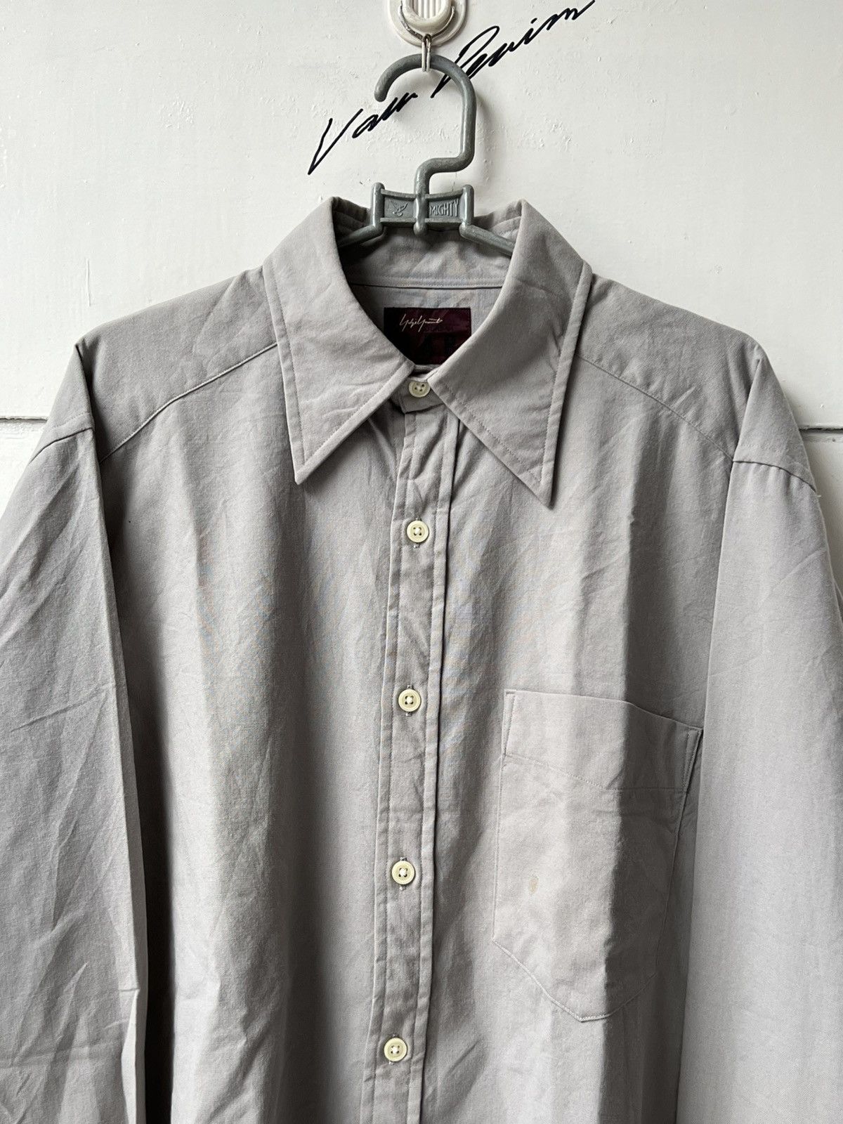 Yohji Yamamoto A.A.R Yohji Yamamoto Durban Grey Shirt Size US M / EU 48-50 / 2 - 11 Thumbnail